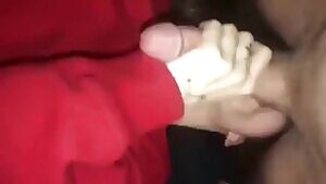 College girl deepthroats huge dick