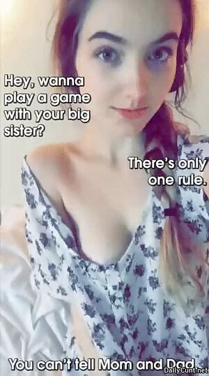 Hey, wanna play a game with your big sister?