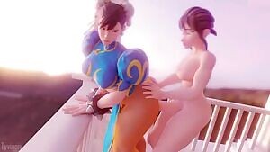Chun-Li Gets Fucked By Futa Elise