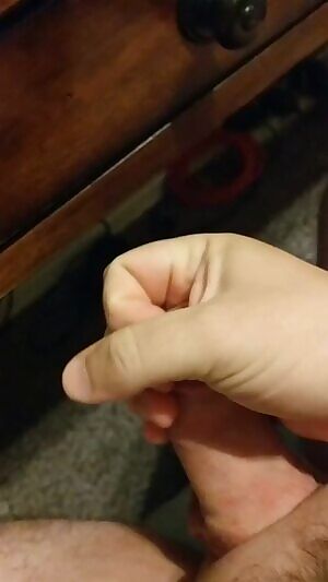 31, Virgin Cock - Quick masturbation session with cum.