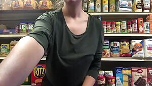 I love waiting for customers to walk in