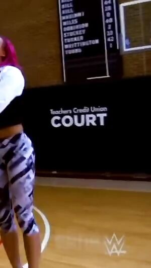 Sasha bouncing