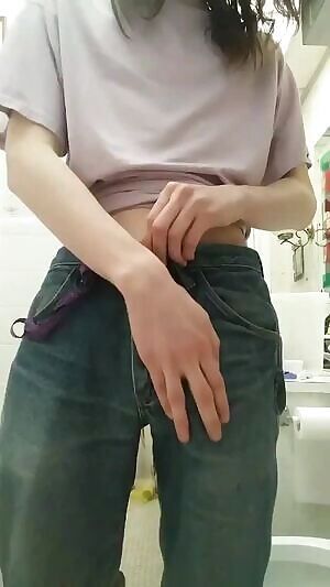 It's fun seeing my cock flop out like this :P