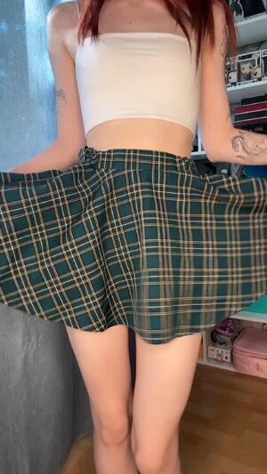 Clothing Fetish Asian Skinny Skirt Teasing