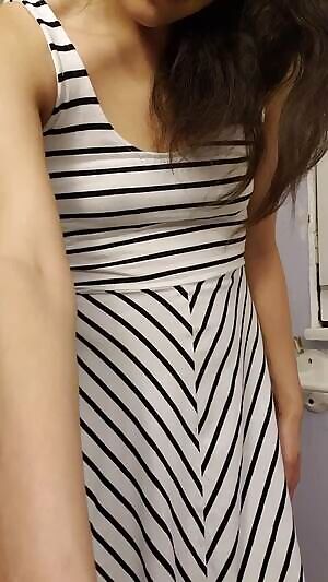 This Navy VS thong has gotten covered in my grool! Check comments for additional photos and a 💕💕