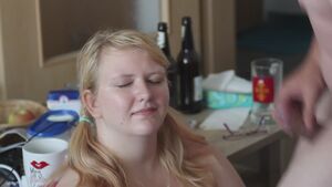 Blonde Cumsluts Cumshot Facial cumslut