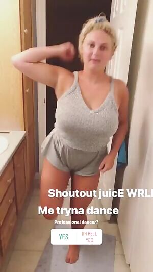 Follow the bouncing boobs