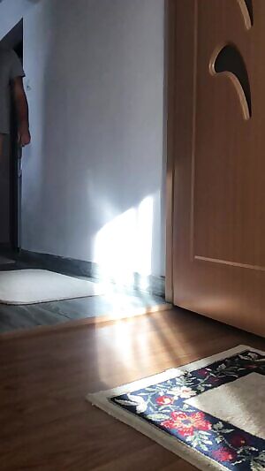 Walking down the street