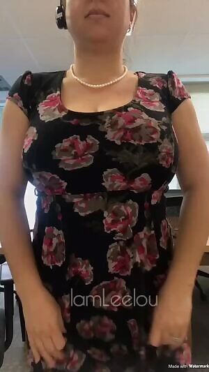 I love taking advantage of our boardroom when I’m left alone in the office.