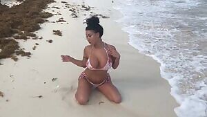 August beach fun