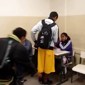 Pantsed in front of girls