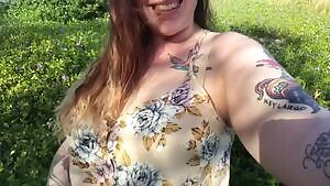 Enjoying the wildlowers