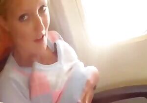 Sexy Flash, Blowjob And Cumshot On The Airplane . More In Comments. From