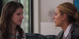Anna Kendrick and Blake Lively Kiss