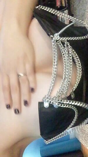 Leather corset nipple shield bounce or your weekend enjoyment