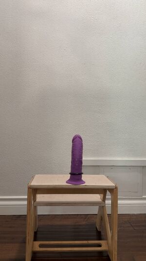 Stuffed Anal Caged Dildo
