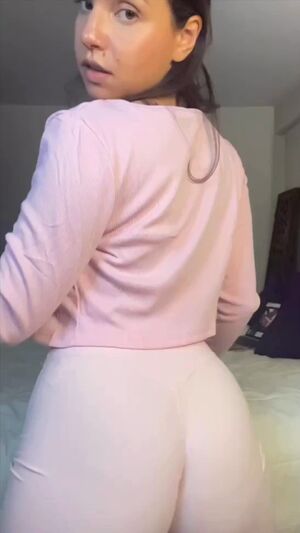 Tight leggings Ass Brunette Cute Homemade
