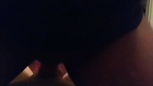 Getting choked, while riding his cock 😇