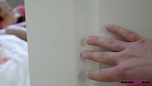 Peeping On My Mom And Sister While Dad Is Home And I Think They Like It