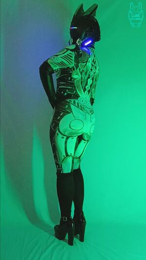 Tight leggings Bodysuit Clothed Cosplay Robot