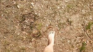 Fucking herself outside apartment building