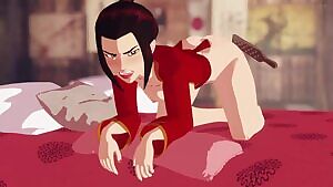 Azula getting spanked