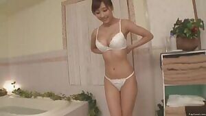 Taking off bra