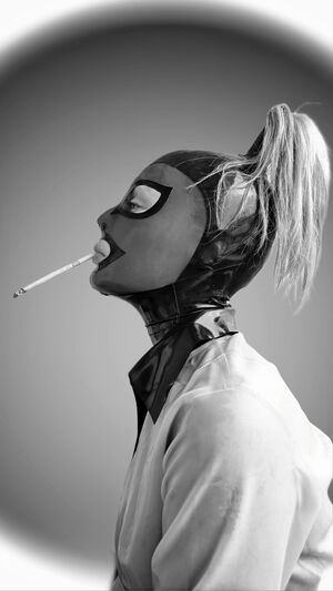 Mask on! Amateur Fansly Latex OnlyFans
