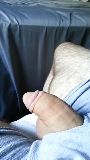 My soft cock gets a chubby