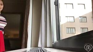 Sweet Babe Upskirt Fingering Masturbation