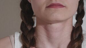 Long Hair Choking Pigtails