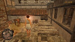 SLAVES OF ROME: Futanari Mistress Fucks Slave in the Pillory
