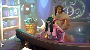 Quiet night in Darnassus