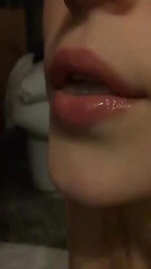 When he likes to see it drip out...