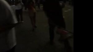 Flashing outside the stadium