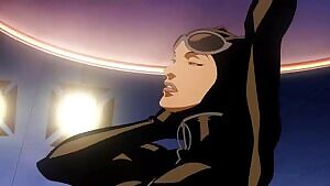 Catwoman putting on a show