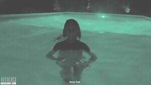 Nikki Sims - Midnight Pool Sexy Talk