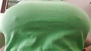 Fresh from work on the cold Titty Tuesday