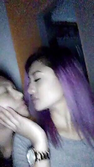 Looks like her boyfriend was getting a little nervous