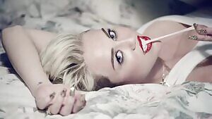 stroking to Miley in this video