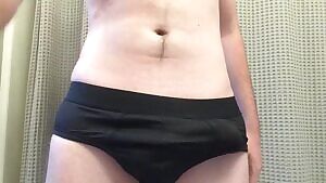 dropping my cock out of my briefs