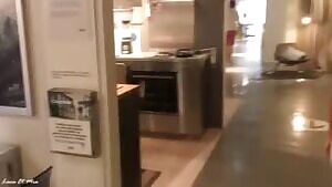 Risky sex at an Ikea store