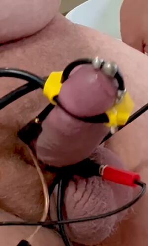 Electrostimulation Cum Cumshot Electric Electro