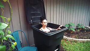 Trash Bin Jacuzzi?