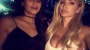 Lindsey Pelas at the club