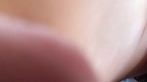 This is him cumming on her ass