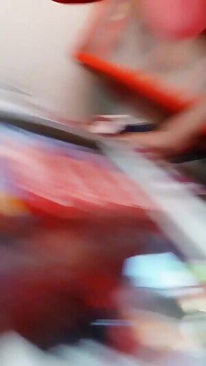 Paulina hanging out at a store