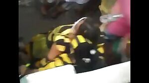 Secretly fucking girlfriend at public party