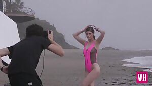 Alexandra Daddario in one of the sexiest swimsuits ever