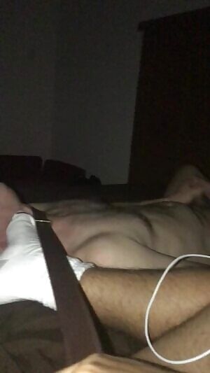 Daddy was being bad so had to give him the belt treatment pt. 1